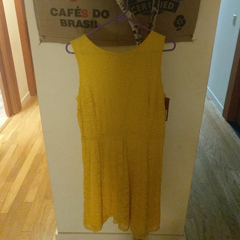 Yellow Lace Dress